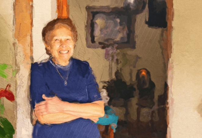 Estela recibiéndote en el restaurante